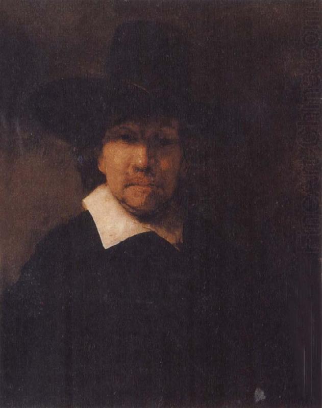 REMBRANDT Harmenszoon van Rijn Portrait of Jeremias de Decker oil painting picture